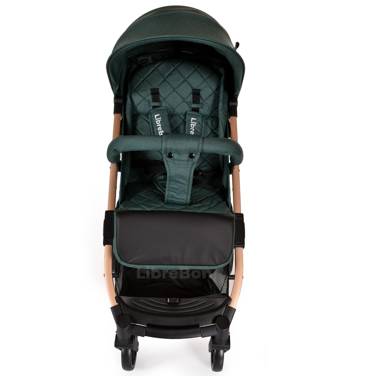 Librebon Lightweight Baby Stroller Pram Foldable Travel Buggy Four Seasons Pushchair Green