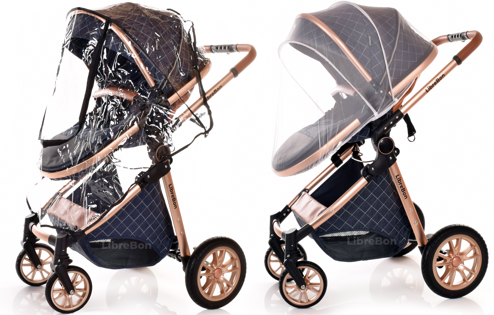 Light blue pram online