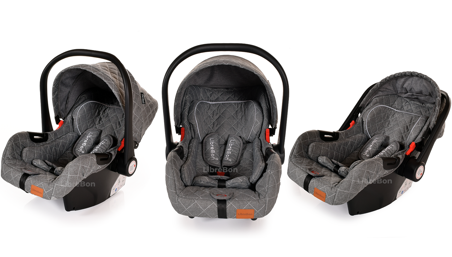 Librebon Pram Buggy Travel System With Car Seat  Grey