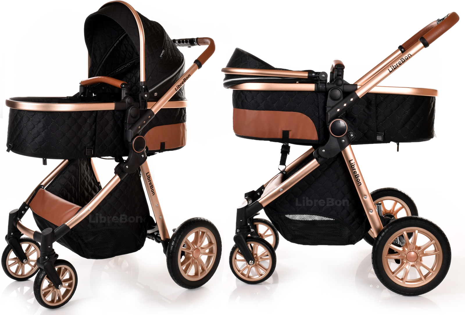 Baby Pram Buggy Travel System With Car Seat Black Librebon Limited