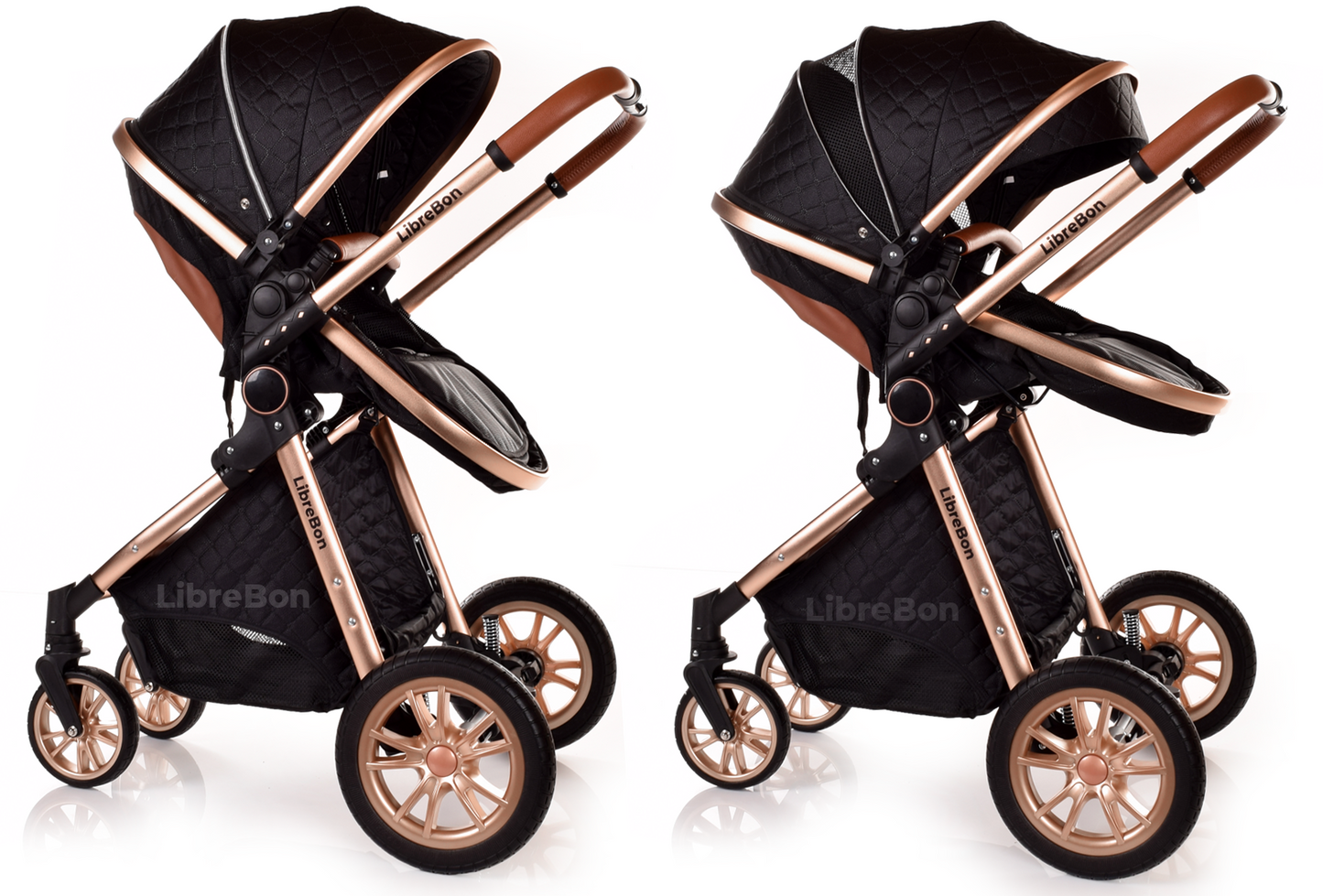 Baby Pram Buggy Travel System With Car Seat Black Librebon Limited