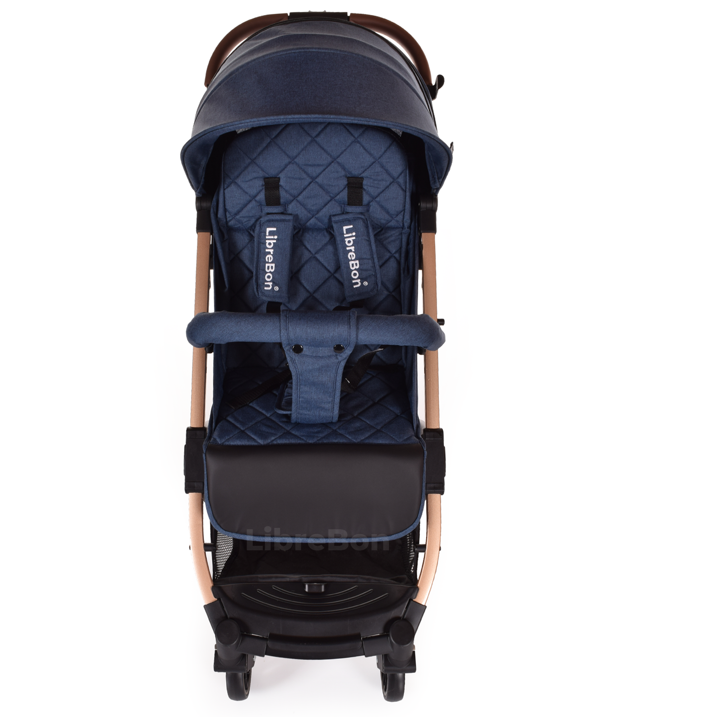 Librebon Lightweight  Baby Stroller Pram Foldable Travel Buggy Four Seasons Pushchair Blue