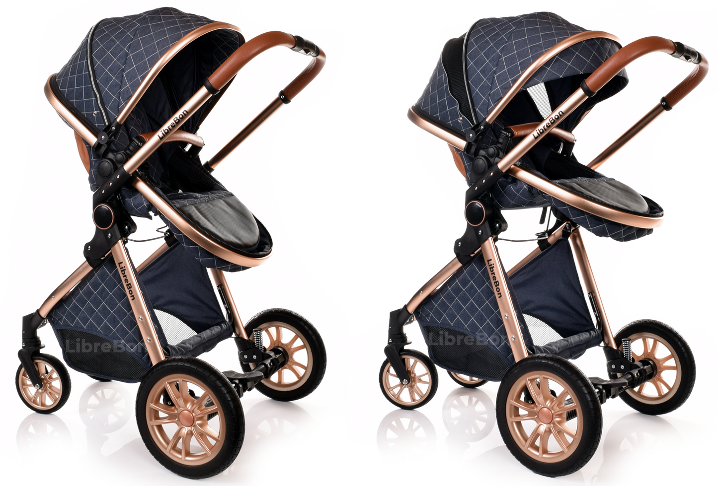 Blue travel system sales prams