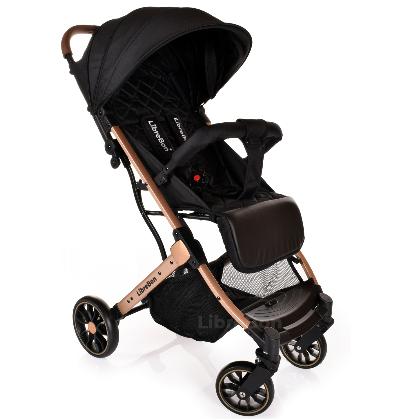 Librebon Lightweight  Baby Stroller Pram Foldable Travel Buggy Four Seasons Pushchair Black