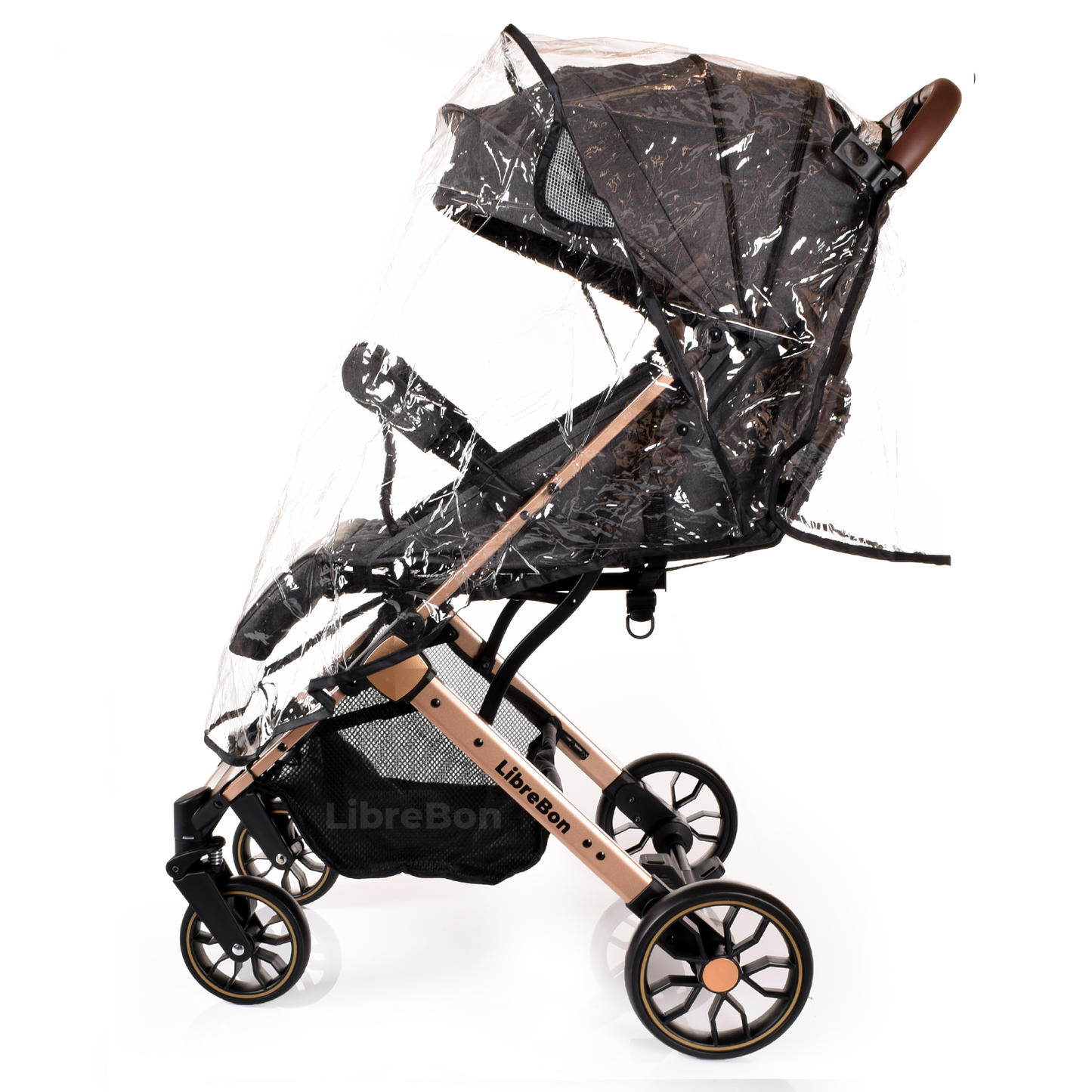 Librebon Lightweight  Baby Stroller Pram Foldable Travel Buggy Four Seasons Pushchair Blue