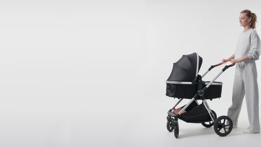 Librebon Baby Pram Pushchair Foldable Buggy Travel System With Car Seat From Birth Black Black